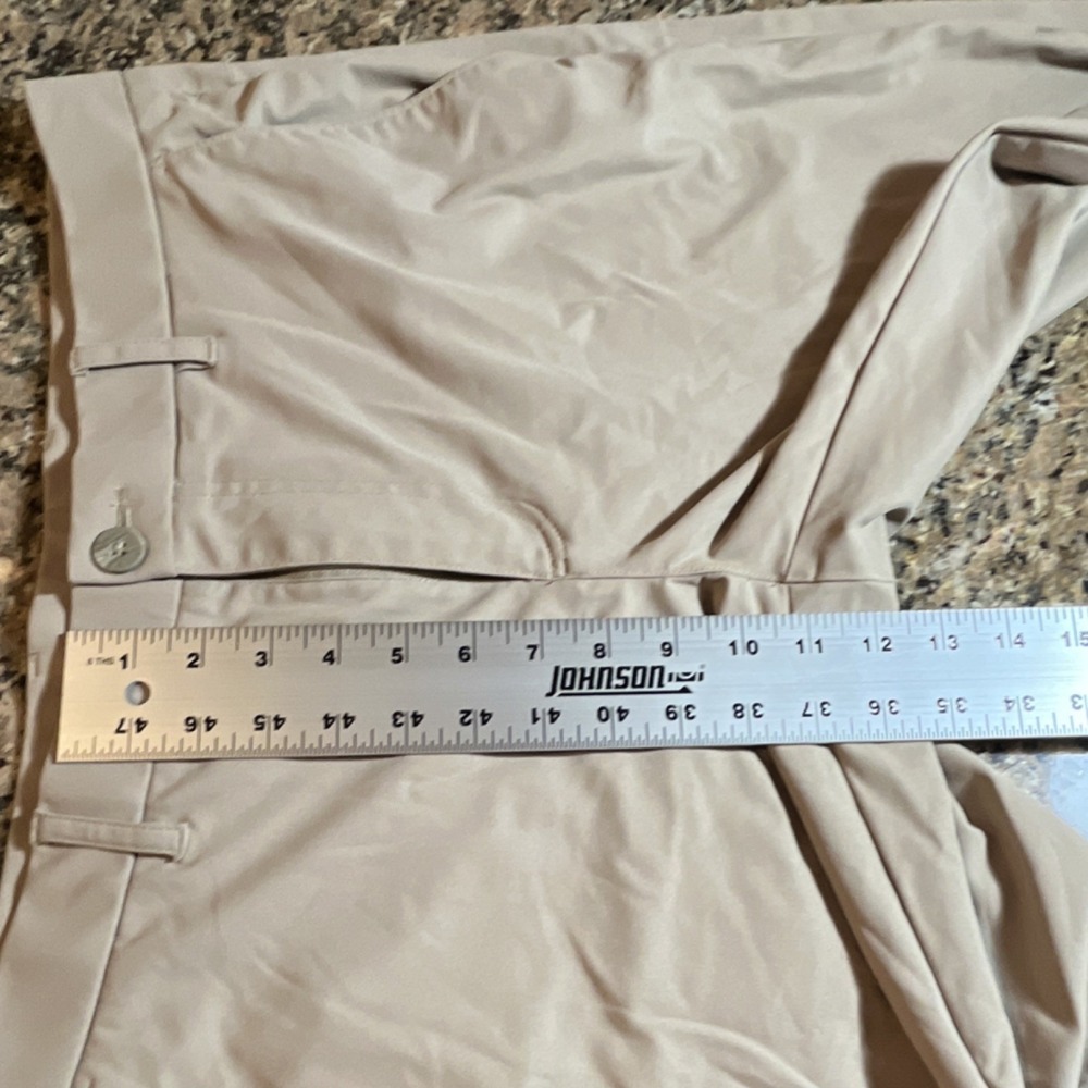 Callaway Opti-Dri Golf Pants Beige Men's‎ 34x32 Regular Fit Flat Front - Picture 8 of 11
